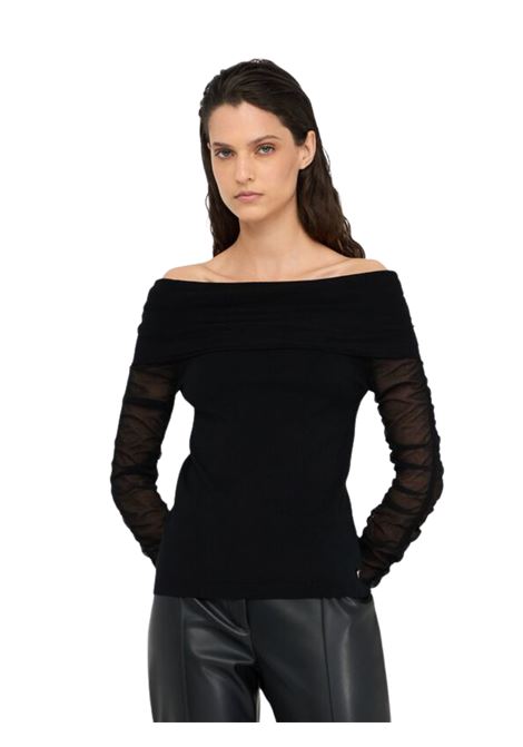 Maglia con scollo bardot Liu Jo | CF5033MS99E22222